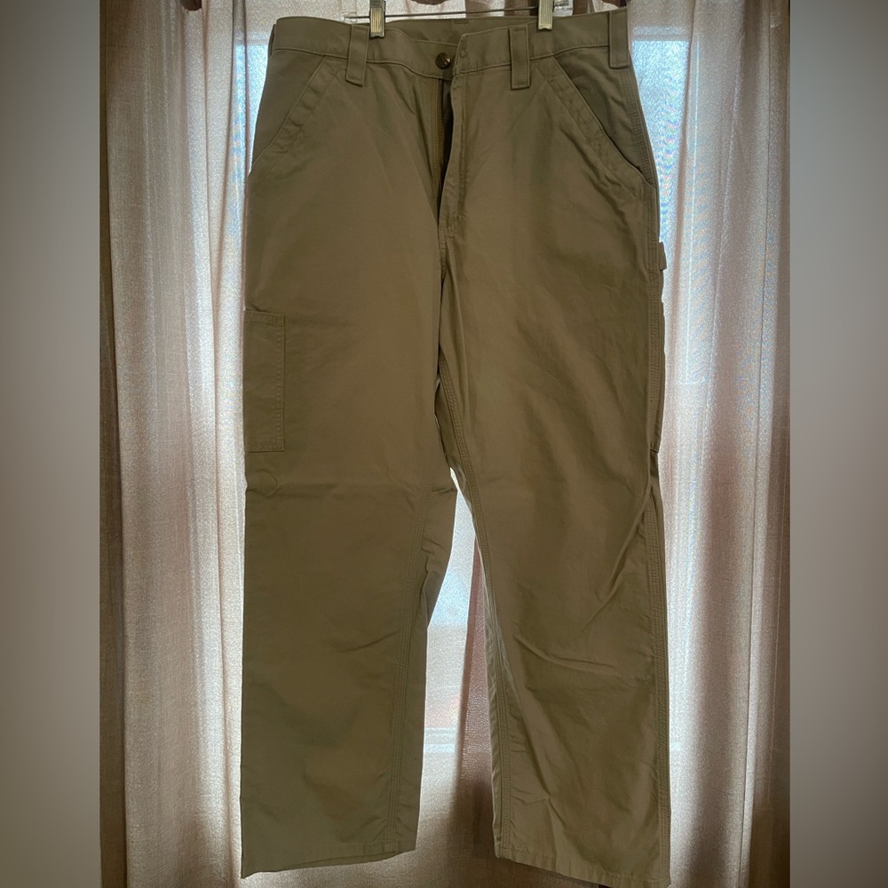 Men’s Carhartt Original Loose Fit - 34x30 - tan - good condition